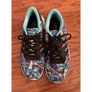 Adidas Neo Lite Racer Patterned Women's Sneakers Shoes Sz 7 Very Good Condition!